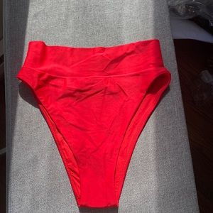 aerie high waist high leg swim bottom new without tag